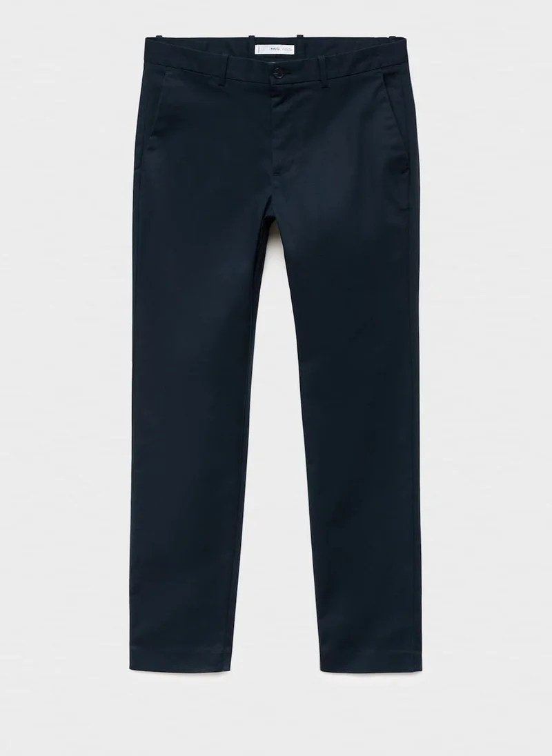 مانجو مان Dublino slim-fit chino trousers