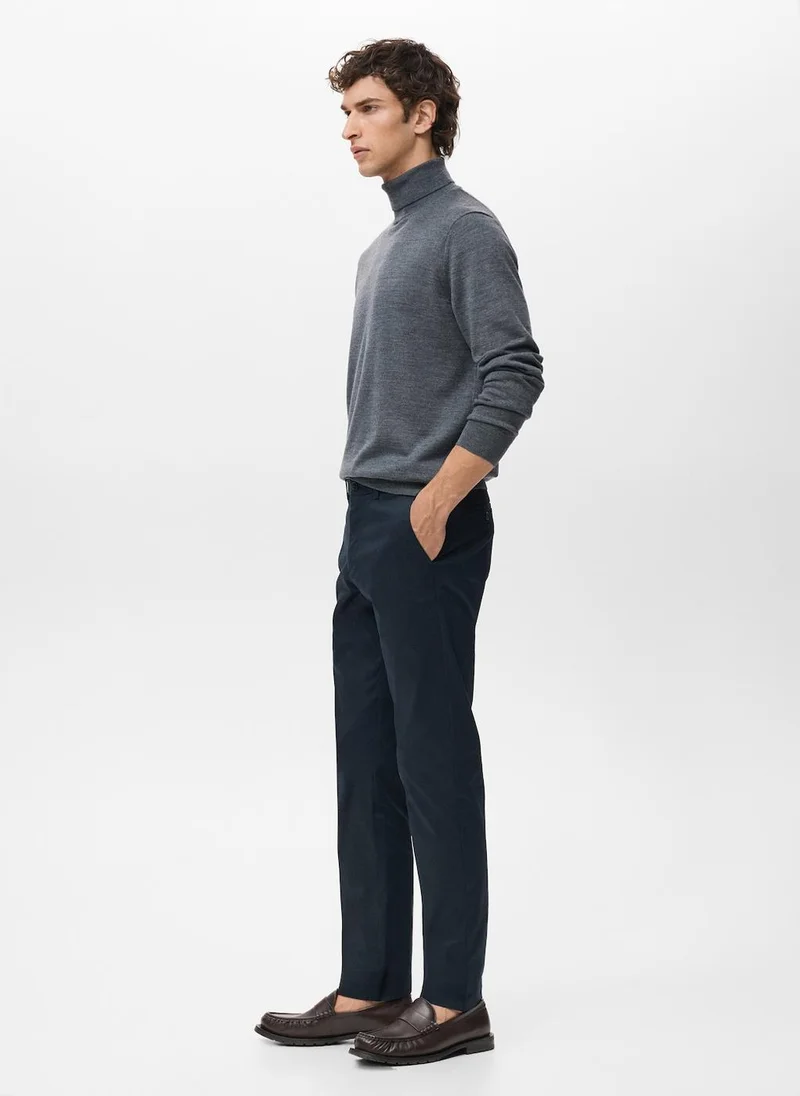 مانجو مان Dublino slim-fit chino trousers