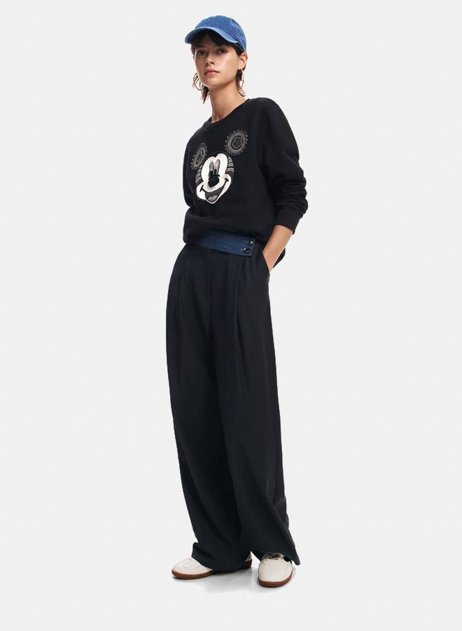 DESIGUAL Mickey Mouse face sweatshirt  - Image 1