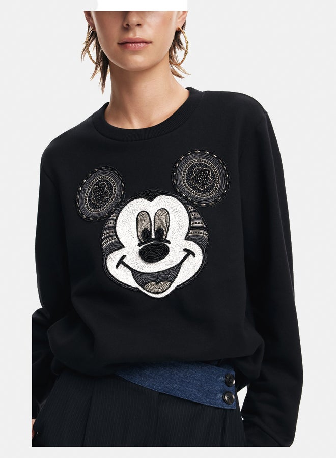 DESIGUAL Mickey Mouse face sweatshirt  - Image 4