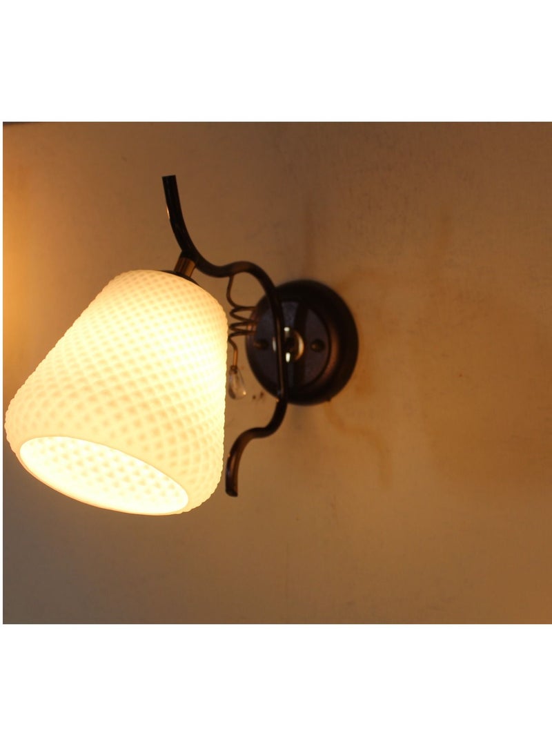 Wall Lamp- Base made of metal : Dark Brown Color  - Image 1