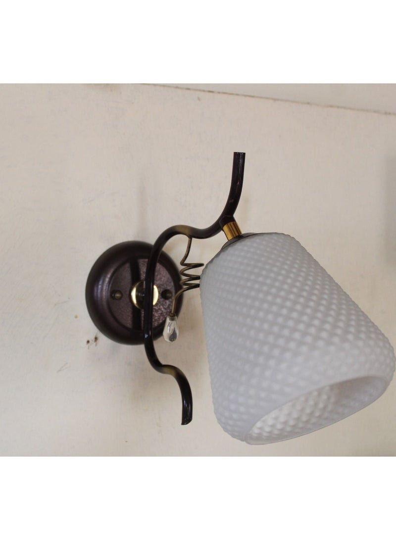 Wall Lamp- Base made of metal : Dark Brown Color  - Image 5