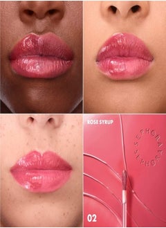 SEPHORA SEPHORA COLLECTION Totally Juicy Lip Tint –  02 Rose Syrup - Rosewood Pink | Long-Lasting Hydrating Lip Tint – 5.5ml  - Image 2