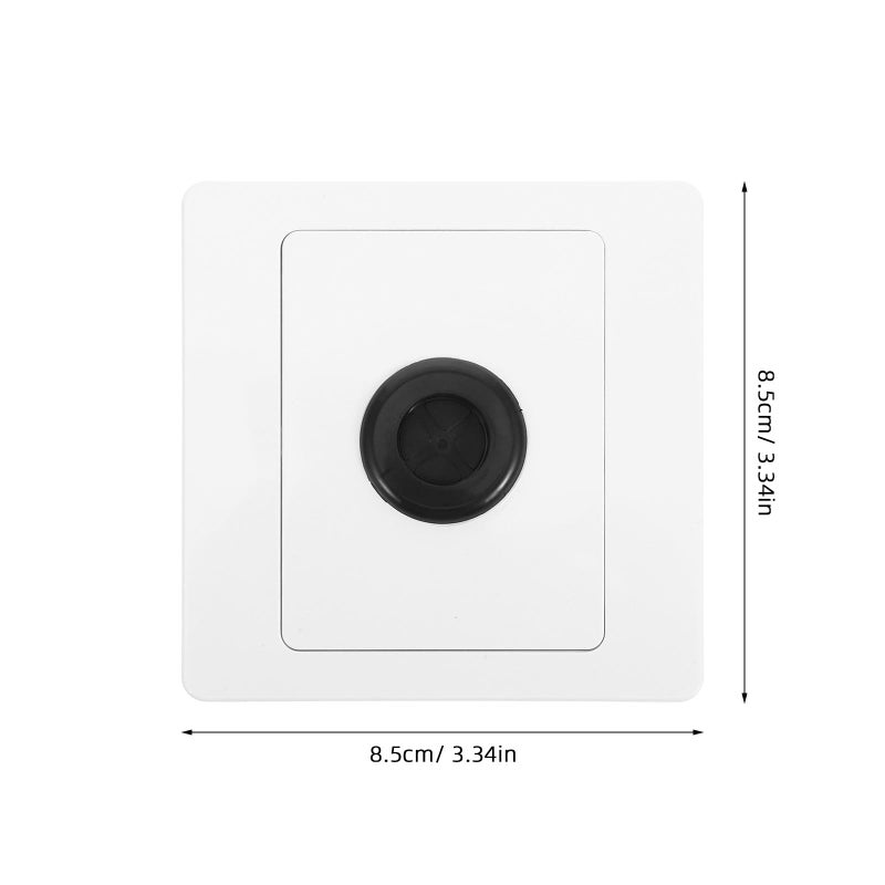 White 2 Pack 86 Type Wall Plate Cable Pass Through Hole Cover Rubber Gasket For Home Renovation - Image 3