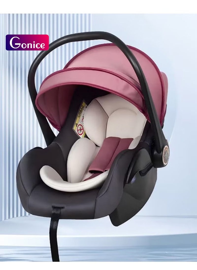 Gonice Portable Baby Car Seat With Full Body Support Soft Cushion Infant Baby Carrier Carseat and Base Removable Safety Seat For Newborn  - Image 1