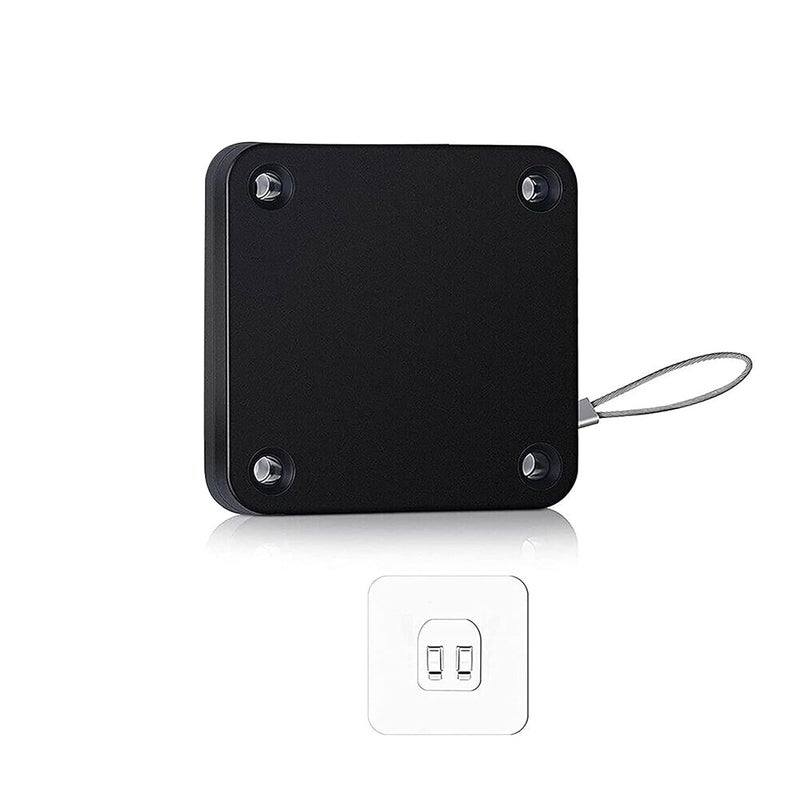 Ardith 1ps Free Automatic Door Closer, Multifunctional Automatic Door Closer, Automatically Self Closing Door with Drawstring for Internal Home Outdoor Iron Door - Random Color (Small) - Image 1