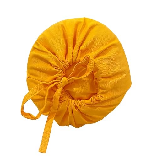 Swayam Set of 2 Cotton Casement Bolster Cover | 30x30 Inch | Soft Breathable Masnad Cover 200TC | Durable & Washable | Solid Bolster Cover for Diwan, Bed & Sofa - Yellow - Image 5