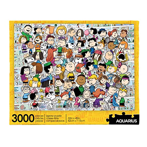 AQUARIUS Peanuts Cast Puzzle 3000 Piece Jigsaw Puzzle Officially Licensed Peanuts Merchandise Collectibles Precision Fit Virtually No Puzzle Dust 32 x 45 Inches Multicolor 68516 - Image 1