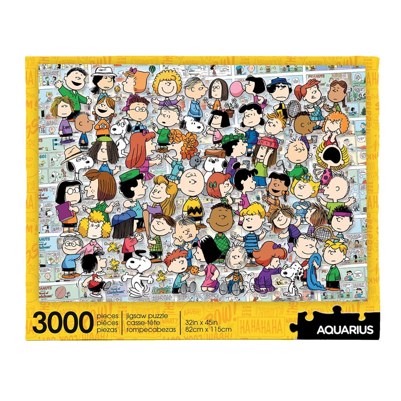 AQUARIUS Peanuts Cast Puzzle 3000 Piece Jigsaw Puzzle Officially Licensed Peanuts Merchandise Collectibles Precision Fit Virtually No Puzzle Dust 32 x 45 Inches Multicolor 68516 - Image 3