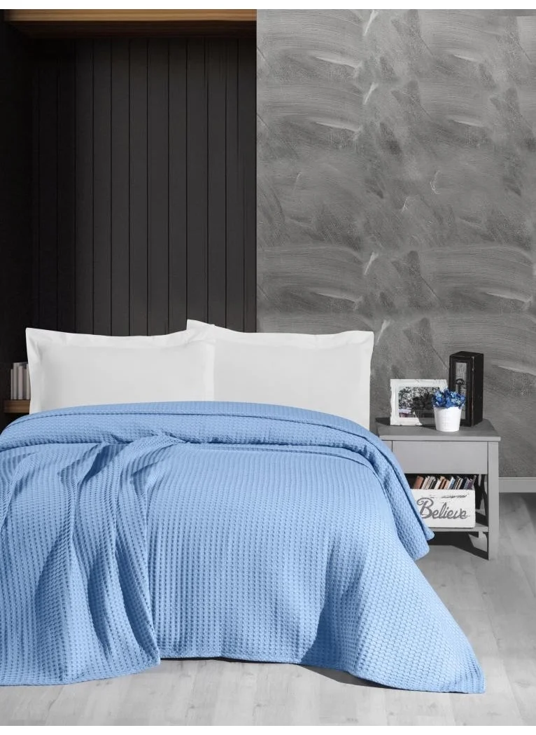 Mulberry Pool Pique Knitted Blanket 100% Cotton Thick Yarn Home Decoration Single 170*240