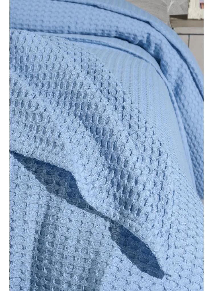 Mulberry Pool Pique Knitted Blanket 100% Cotton Thick Yarn Home Decoration Single 170*240
