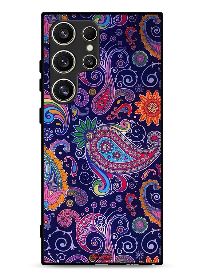 Tolwak Samsung Galaxy S24 Ultra 5G Protective Case Cover Mandala Art Pattern - Image 1