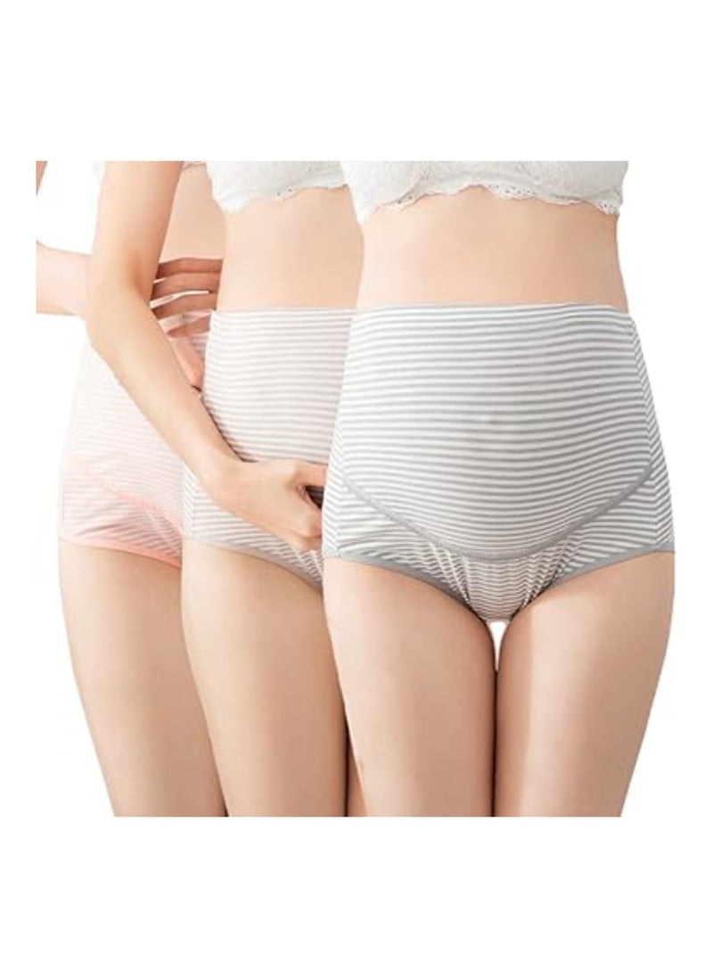 SYOSI - Maternity Underwear Over Bump, 3PCS Cotton Pregnancy Panties, Absorbent Panty, High Waist Adjustable Knickers, Nursing Briefs, Maternity Soft, Breathable Underwear, Underwear Panties Pregnancy (XL) - Image 1