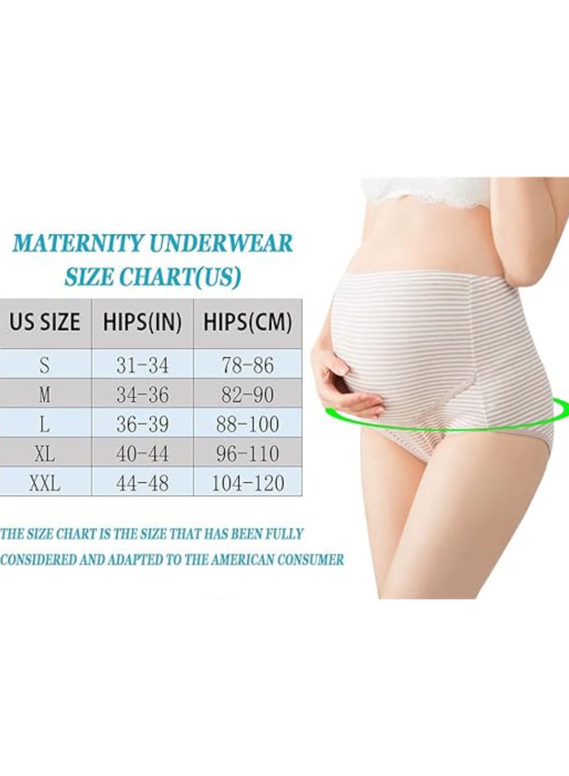 SYOSI - Maternity Underwear Over Bump, 3PCS Cotton Pregnancy Panties, Absorbent Panty, High Waist Adjustable Knickers, Nursing Briefs, Maternity Soft, Breathable Underwear, Underwear Panties Pregnancy (XL) - Image 1