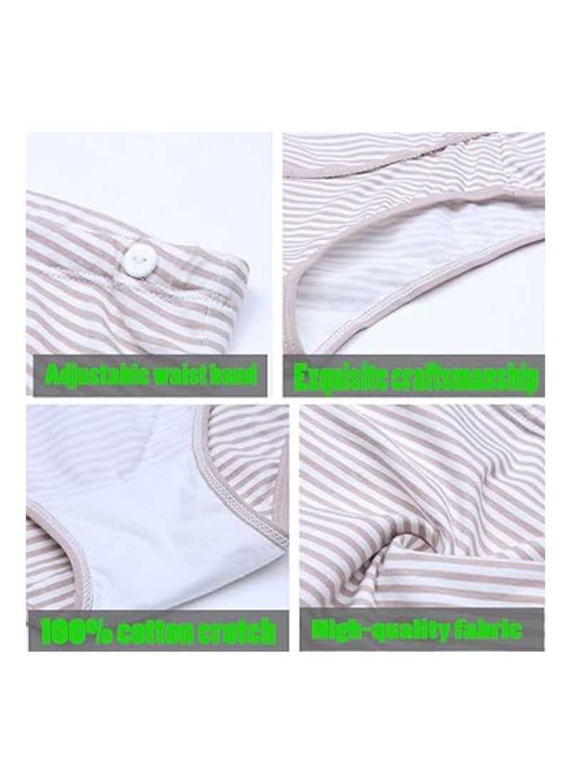 SYOSI - Maternity Underwear Over Bump, 3PCS Cotton Pregnancy Panties, Absorbent Panty, High Waist Adjustable Knickers, Nursing Briefs, Maternity Soft, Breathable Underwear, Underwear Panties Pregnancy (XL) - Image 1