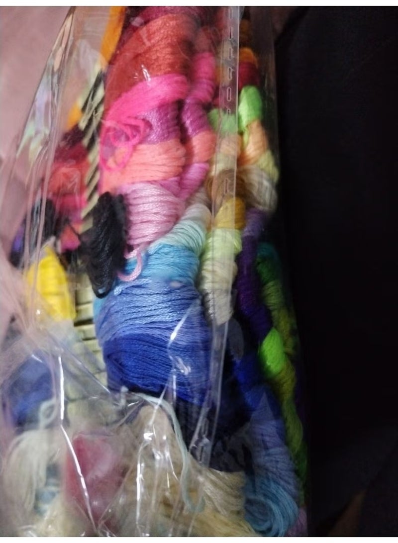 Embroidery Patterns Punch Needle Kit Craft Tool Embroidery Pen Set Multi Color - Image 2