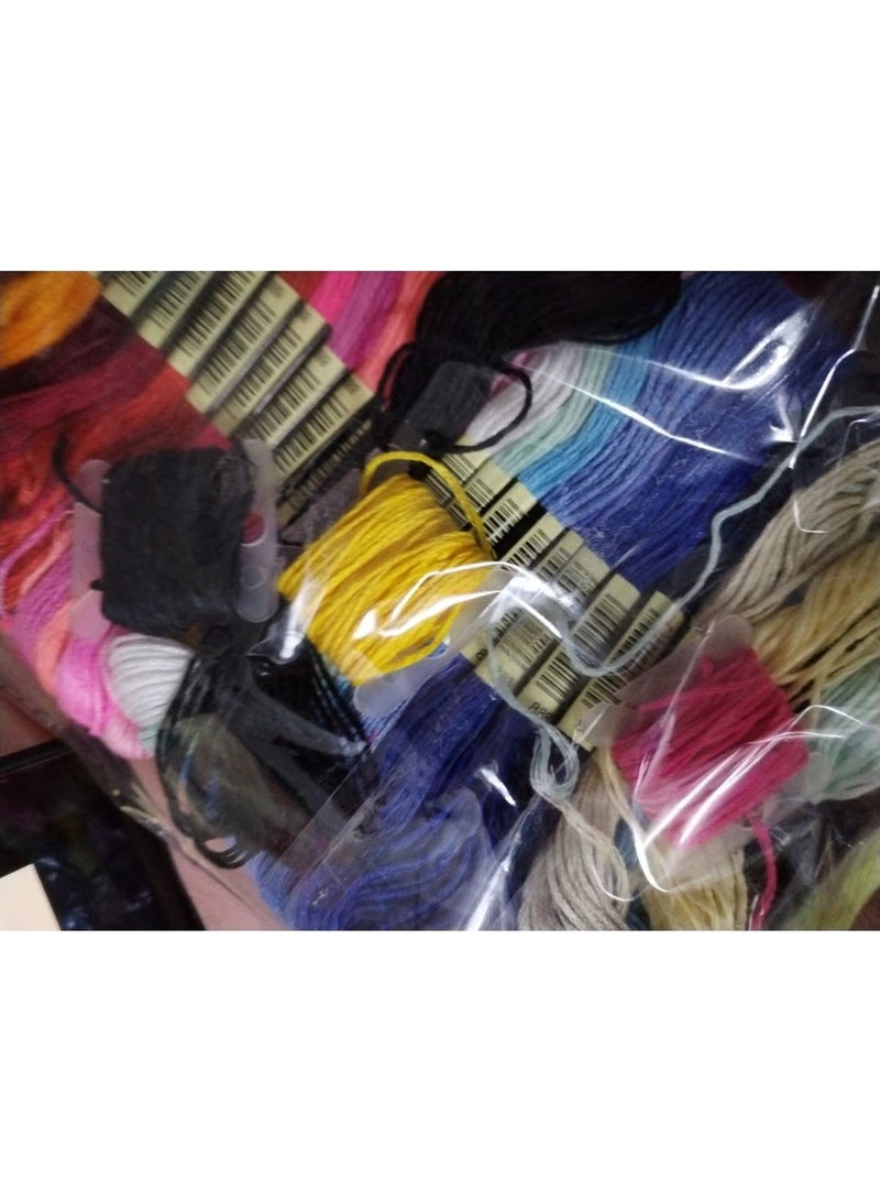 Embroidery Patterns Punch Needle Kit Craft Tool Embroidery Pen Set Multi Color - Image 4