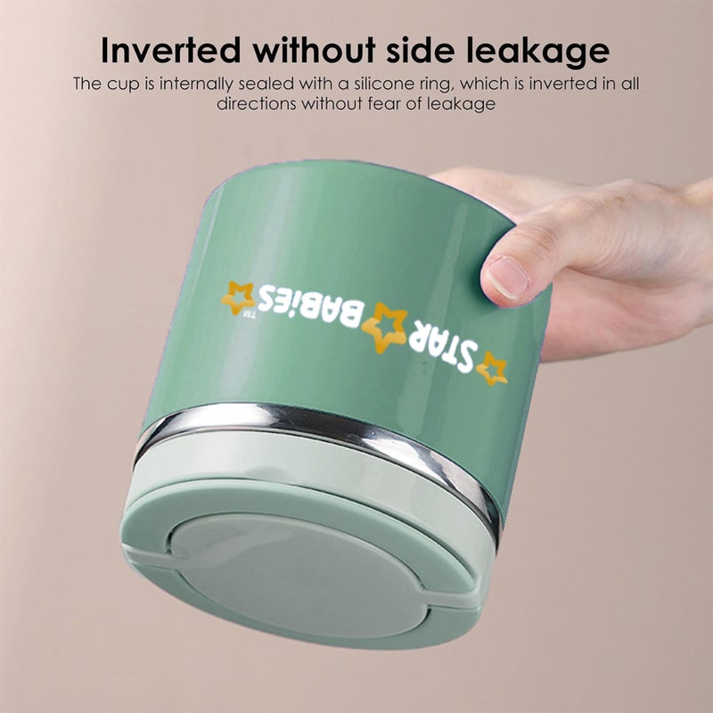 Star Babies - Bento Lunch Box With 4 Compartments & Stainless Steel Food Jar - Brave Lion - 500 ml - Image 5