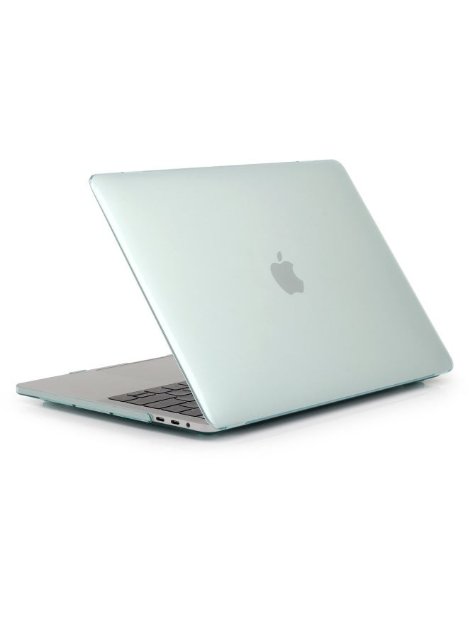 Macbook Air Protective Case For Apple Computer Protective Case Crystal Transparent Pro13 Laptop Case-Color:Green-Applicable Model:Macbook Pro 13 Inch (A1278)