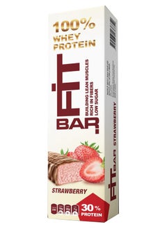FIT BAR Whey Protein Bar Strawberry 30% - 70 grams 