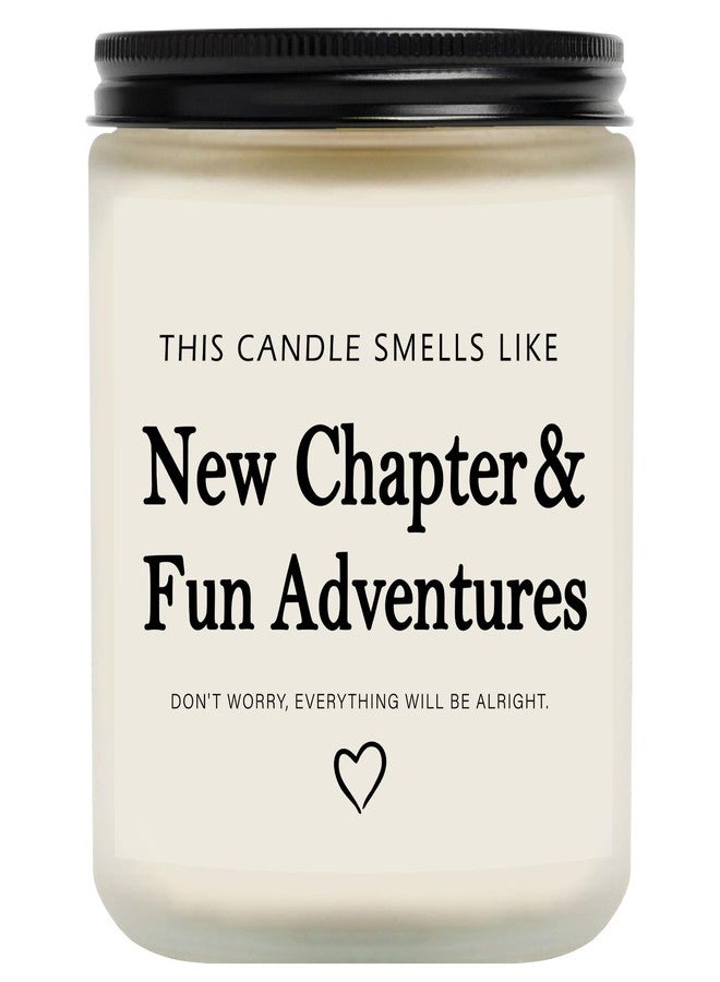 BACDOILQ New Beginnings Gifts for Women & Men - New Job, Going Away & Divorce Gifts - Lavender Scented Candle - Image 1