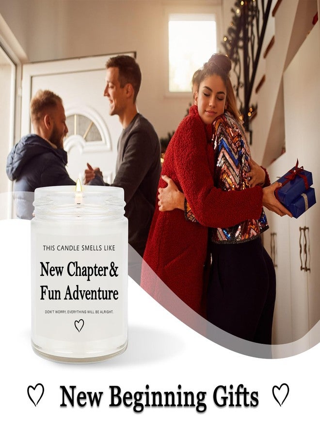 BACDOILQ New Beginnings Gifts for Women & Men - New Job, Going Away & Divorce Gifts - Lavender Scented Candle - Image 4