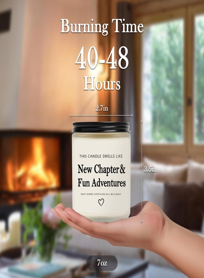 BACDOILQ New Beginnings Gifts for Women & Men - New Job, Going Away & Divorce Gifts - Lavender Scented Candle - Image 2