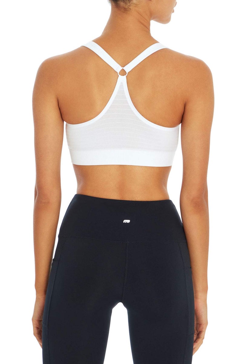Marika Women's Johanna Molded Cup Seamless Sports Bra, White, Large - Image 3