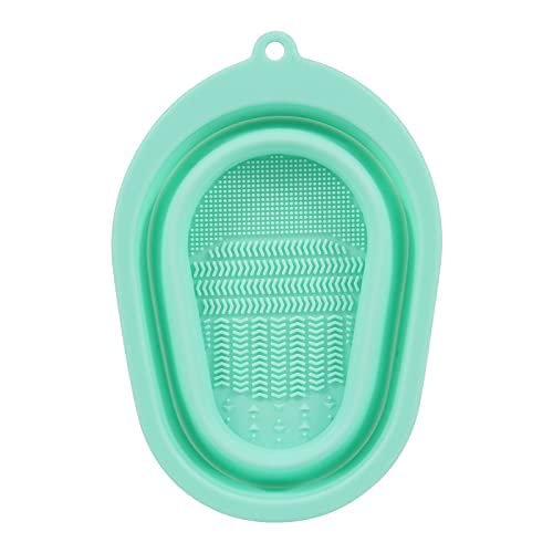 VEHTRI Makeup Brush Cleaning Mat Silicone Makeup Brush Scrubber Cosmetic Brush Cleaner Brush Cleaning Pad Foldable Makeup Brush Cleaning Bowl Suitable for Makeup BrushAssorted Color Medium 4 - Image 5