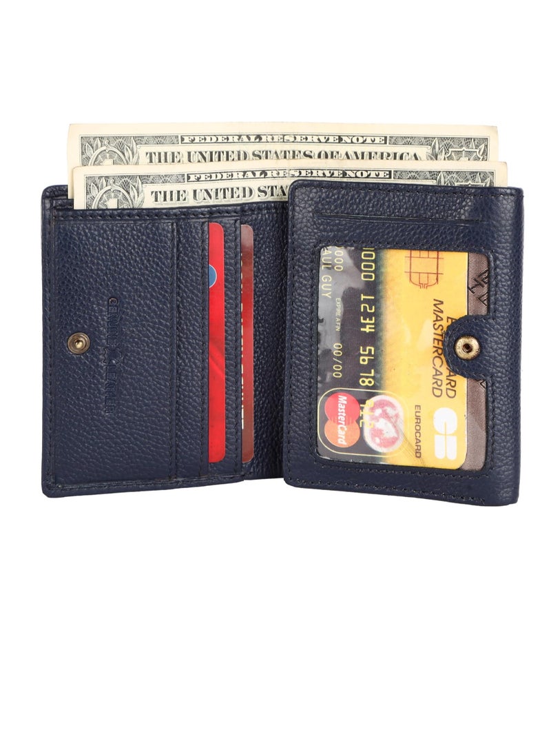  هاموندز فلاي كاتشر محفظة جلدية للرجال | RFID محمي للاستخدام اليومي، أزرق تمساح، حديث | TJ3M - Image 3