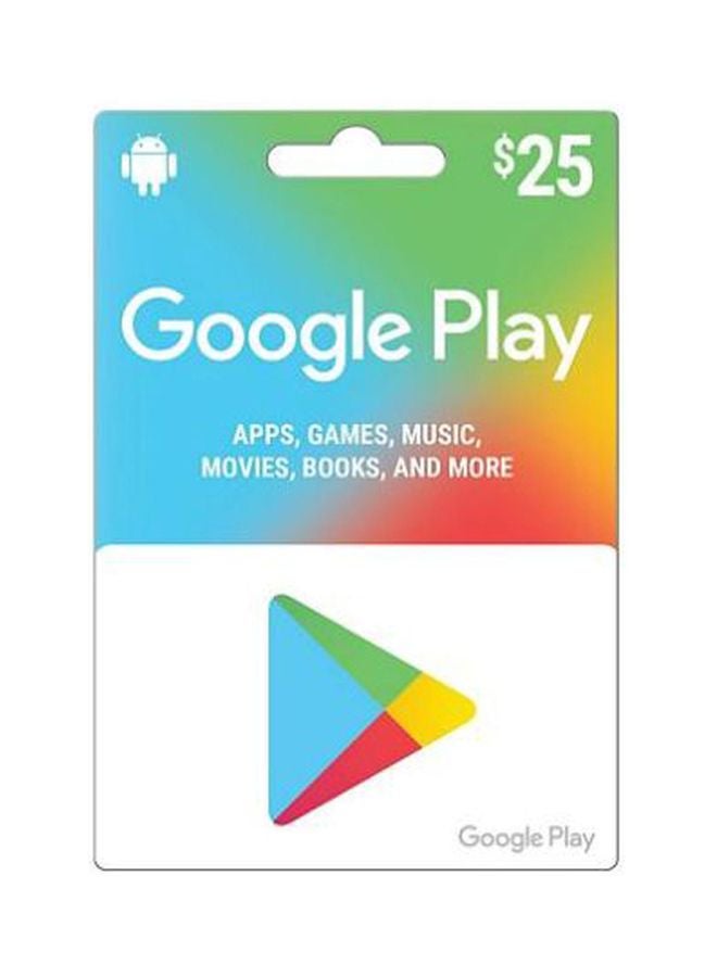 Google Play Store Gift Card White/Green/Red - Image 1