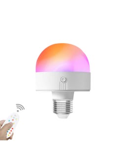 Rechargeable Smart With Remote LED RGBCW 15 Color Lightbulbs With Timer and Dimmable For Wireless Light and Emergency