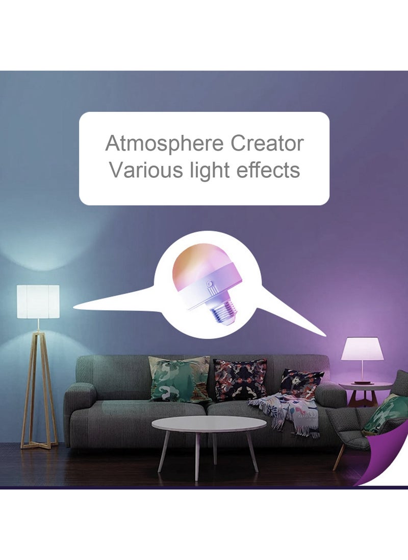 Wmlamz Rechargeable Smart With Remote LED RGBCW 15 Color Lightbulbs With Timer and Dimmable For Wireless Light and Emergency  - Image 3