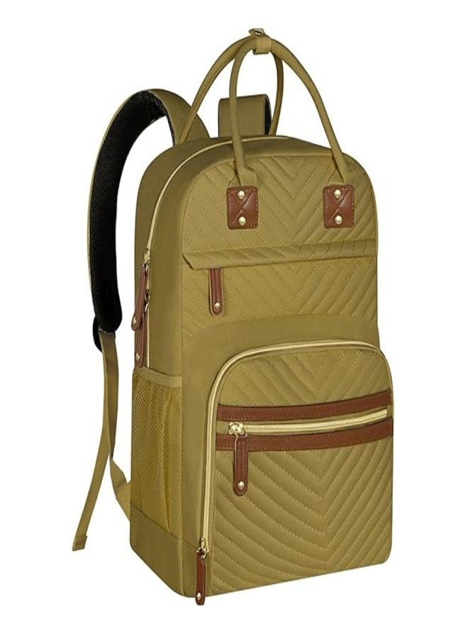CHADU Diaper Bag & Mother Backpack & Pacifier Holder | Stylish, Waterproof Travel Bag for Baby Boys & Girls | Large Capacity (Khaki Green) - Image 1