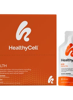 Healthycell Eye Health Blood Orange 30 Gel Packs 0.84 fl oz (25 ml) Each 