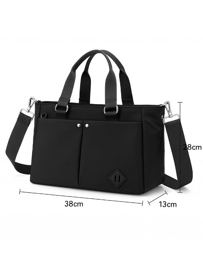 حقيبة توتي باج وتربروف , حقيبة عملية متعددة الإستخدامات-شنطة للعمل الجامعة أو السفر - حقيقة يد و كتف