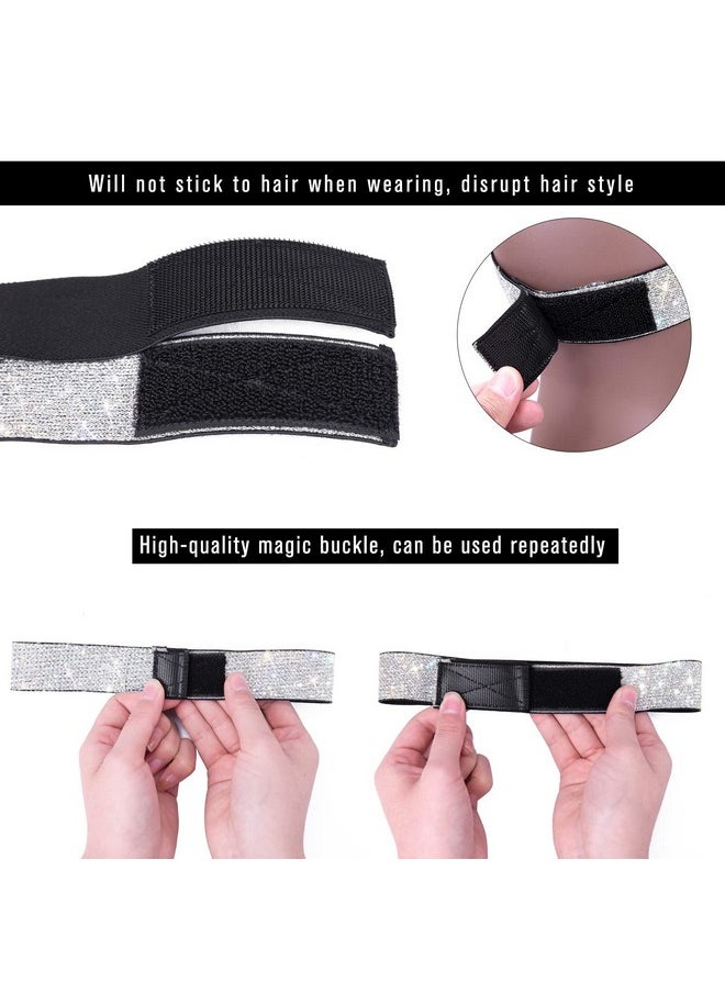 3Pcs Elastic Bands For Wig Edgesedge Wrap To Lay Edgeslace Melting Band With 1Pcs Hair Edge Brushedge Laying Band For Baby Hairelastic Band For Lace Frontal Melt (4Pcs/Packsilver) - pzsku/ZF7DFB64FD43AF4B3105DZ/45/_/1719064993/74e21eb9-892c-476e-a8f8-a04e2f319d94