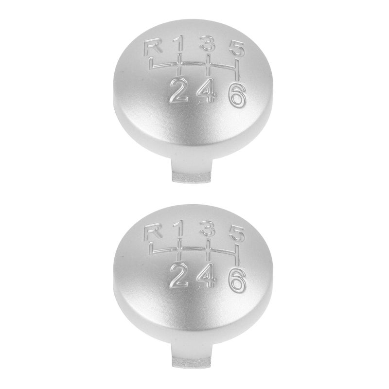 2pcs Car Shift Knob Cover Gear Shift Knob Cover Car Shifter Cover Shift Boot Cover Shifter Knob Cap For Car Gear Shift Cap - Image 1