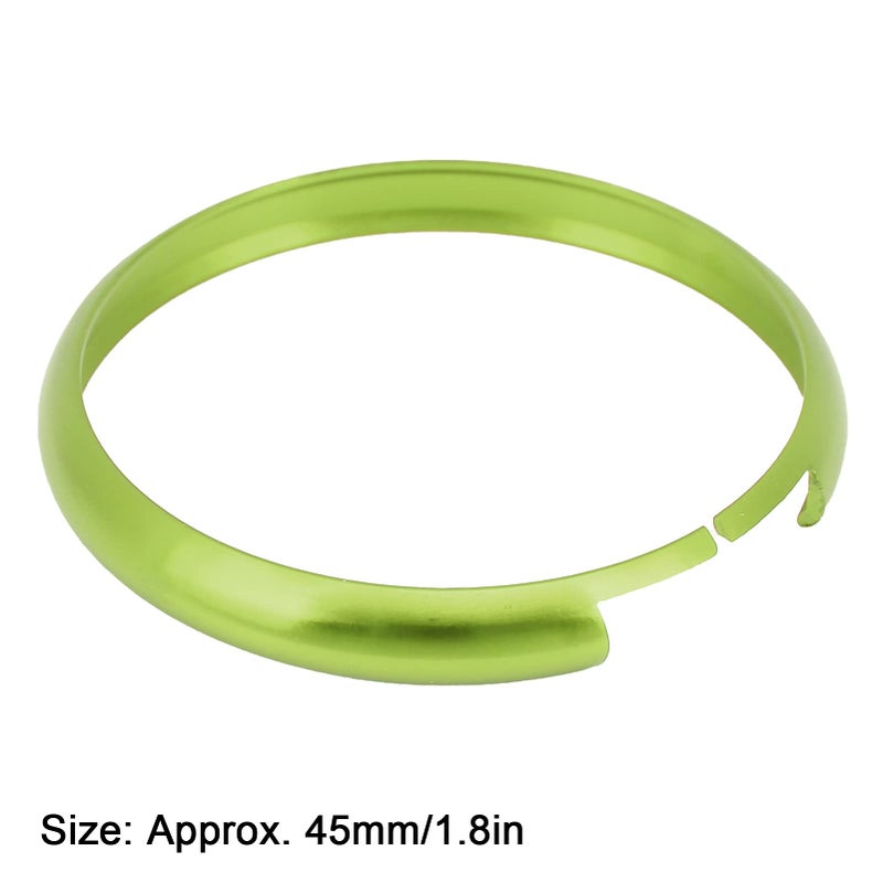 Green Aluminum Alloy Key Fob Ring Trim Cover for MINI R55 R56 R57 R58 Durable Protection - Image 3