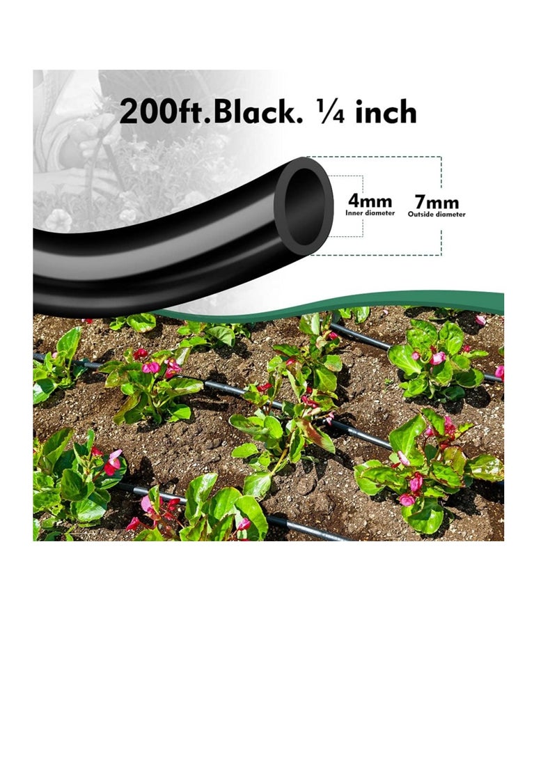 عام 1/4 بوصة أنابيب الري بالتنقيط بتوزيع فارغ خرطوم خط أنبوب سقي حديقة لنظام الري بالتنقيط - Image 2