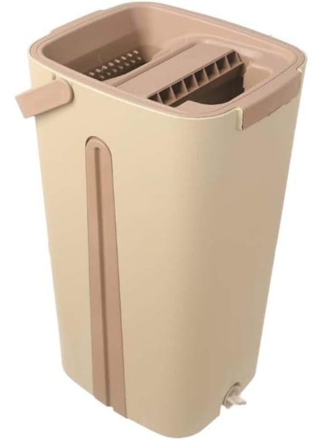 Floor mop with self-wrenching bucket, cleaning set with adjustable wand - Image 3