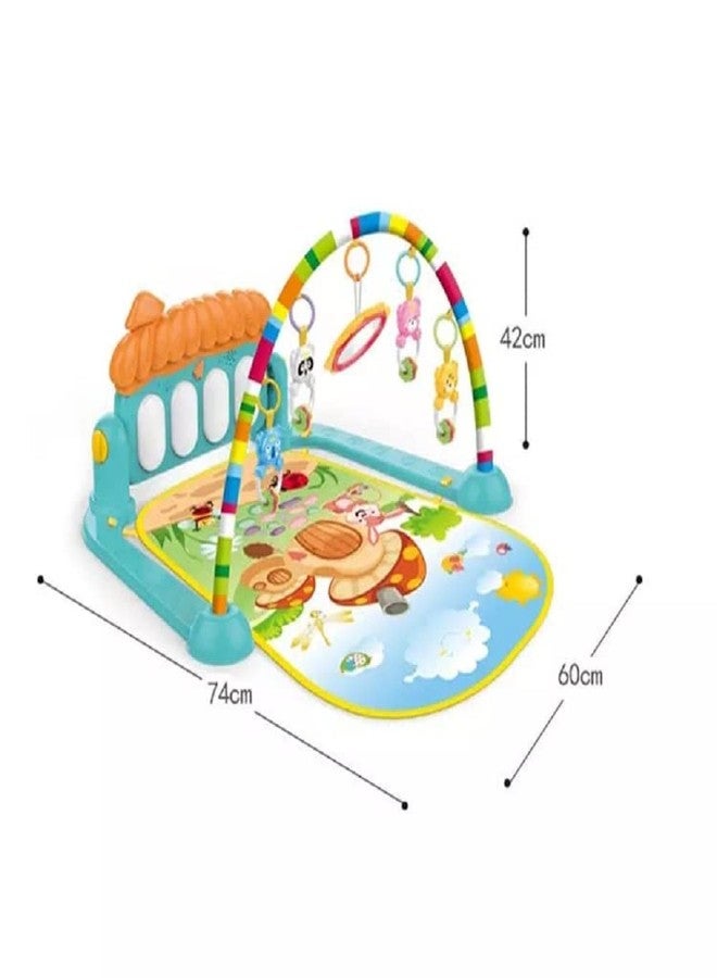 SELLMONK Kick and Play Multi-Function Piano Gym and Fitness Rack for 0-36 Months Babies (Multicolor) - Image 4