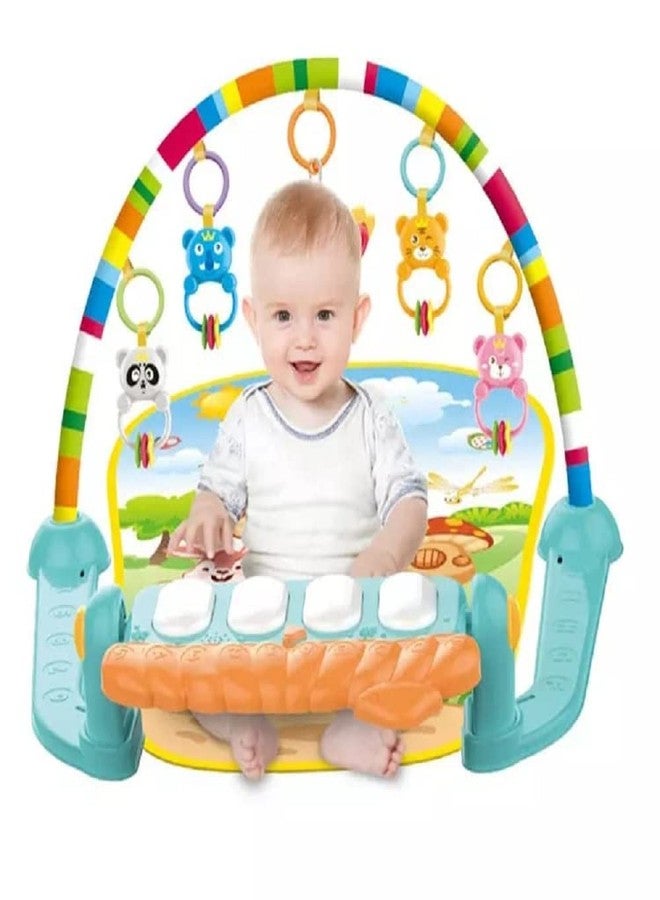 SELLMONK Kick and Play Multi-Function Piano Gym and Fitness Rack for 0-36 Months Babies (Multicolor) - Image 3