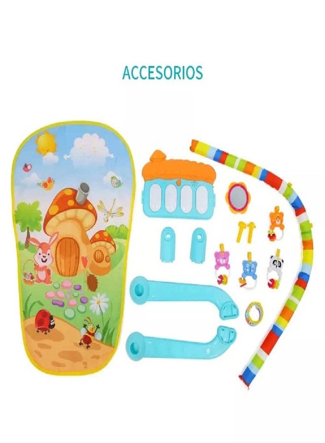 SELLMONK Kick and Play Multi-Function Piano Gym and Fitness Rack for 0-36 Months Babies (Multicolor) - Image 5