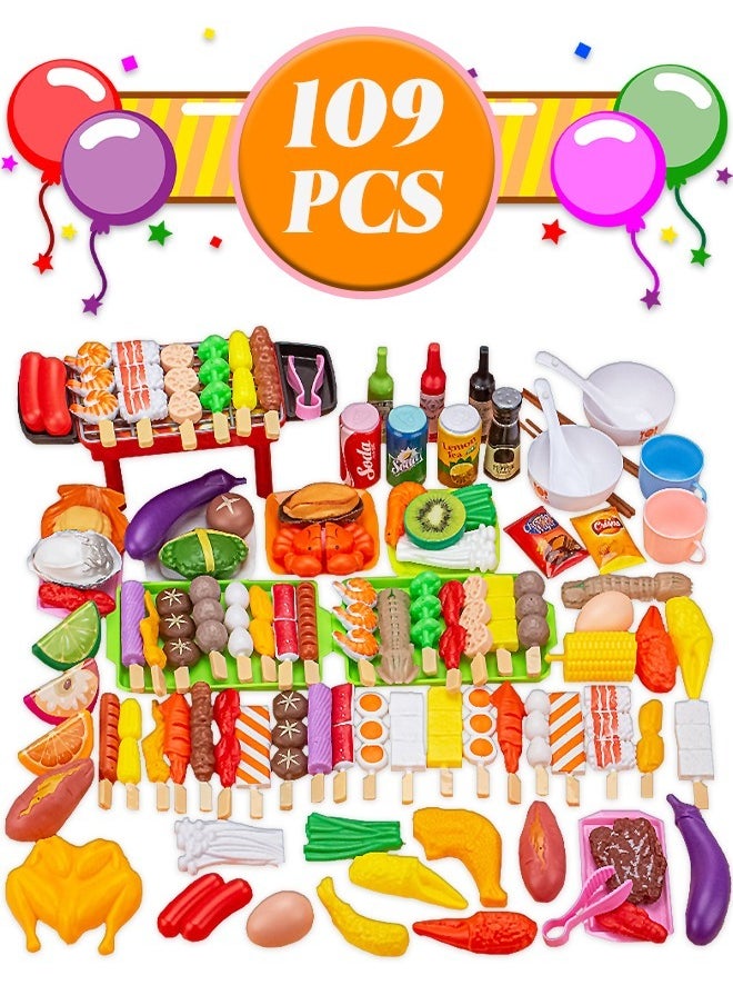 Mi VAZA BBQ Playset - Kitchen Cooking Toy - Barbecue Toy - Play House Toy - Mini Furniture - Kid Toy - Pretend Play  - Image 1
