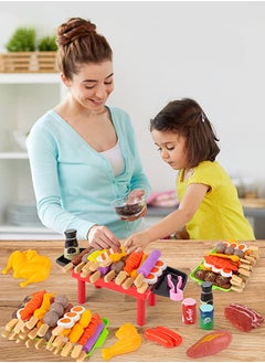 Mi VAZA BBQ Playset - Kitchen Cooking Toy - Barbecue Toy - Play House Toy - Mini Furniture - Kid Toy - Pretend Play  - Image 3