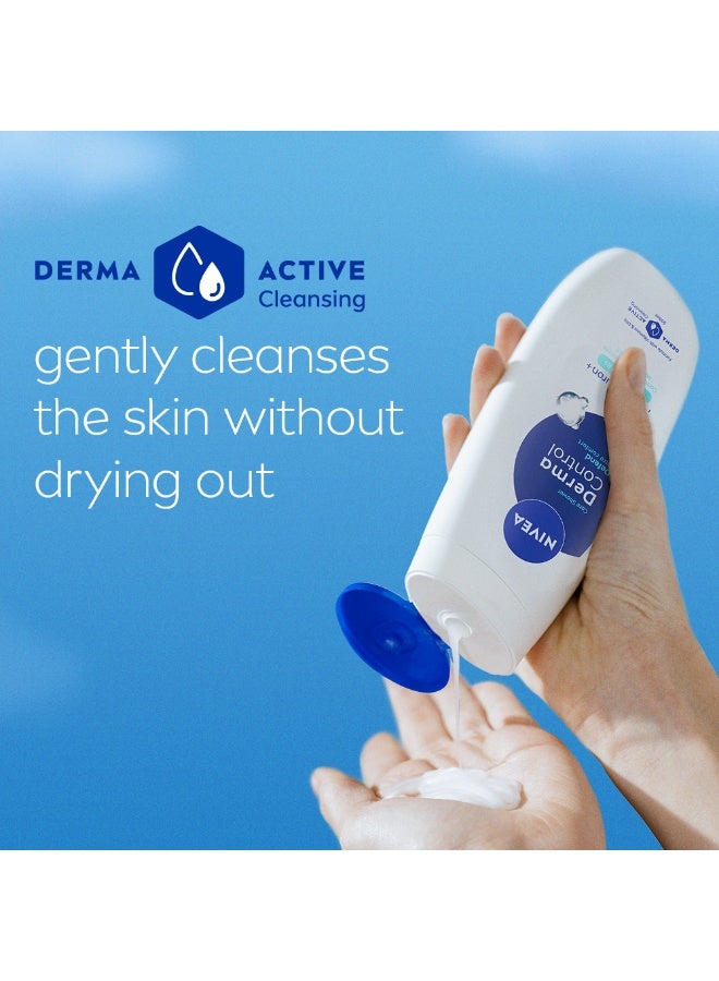 Nivea جل استحمام ديرما كنترول ديفند إكسترا كومفورت مع حمض الهيالورونيك النقي وفيتامين ب5 برو - Image 4