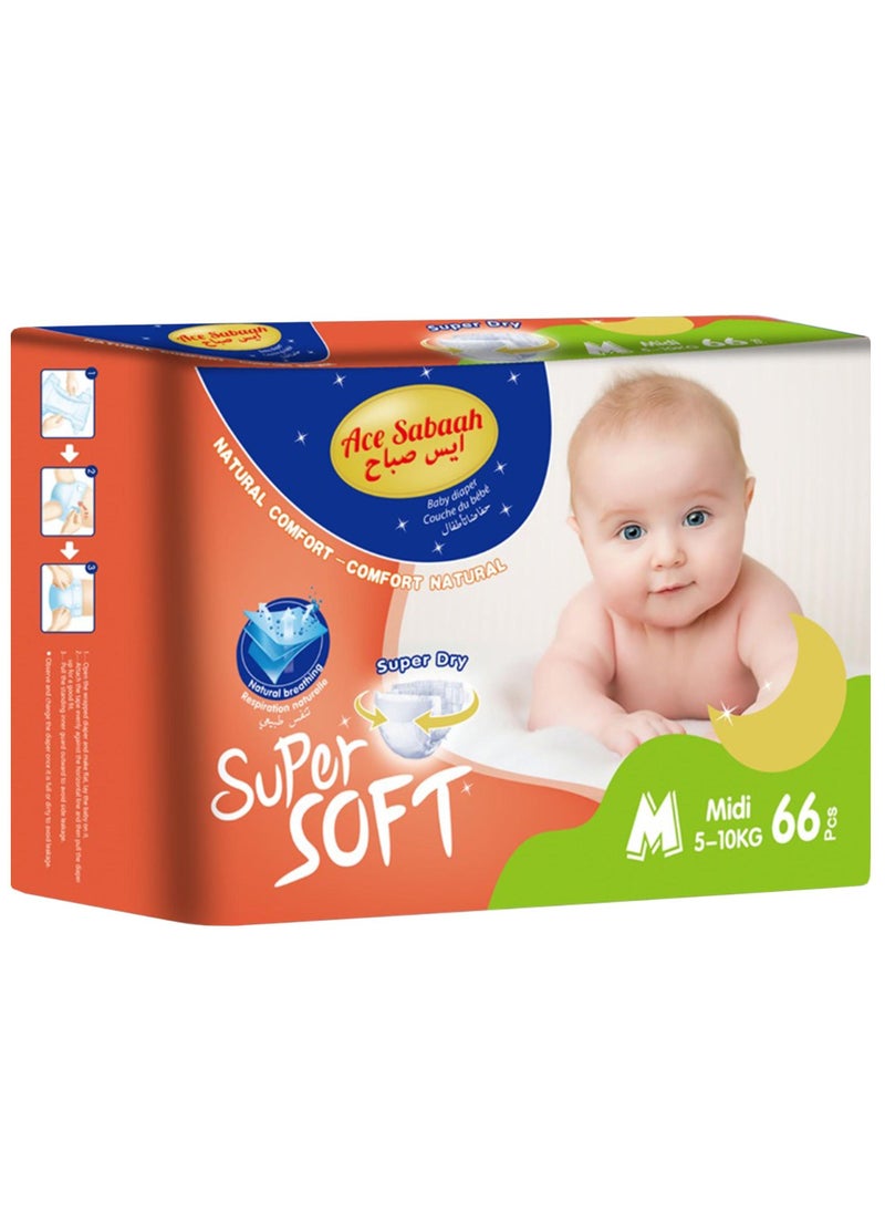 Natural Super Soft Baby Diapers Medium 5-10kg 66Diapers - pzsku/ZF7DFFC65B94E5CD6B8ECZ/45/_/1670928462/4f5512ab-186f-4d3f-9704-9a2180bb8e73