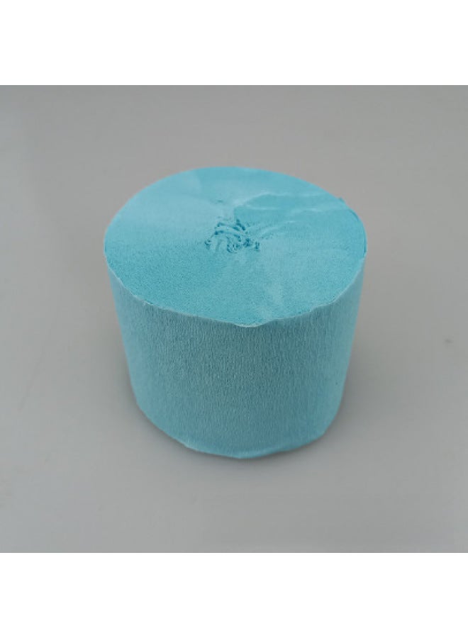 Lieyang Color Crepe Paper Roll 4.5*25 Holiday Party Wedding Party Supplies Long Pleated Paper Venue Layout - Image 1