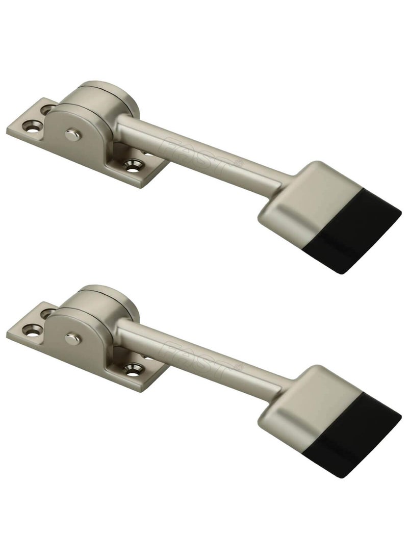 FAST FAST Silver Satin Finish 5 Inch Fully Heavy Body Powerful Working Door StopperDSZ01 SSF 2  - Image 1